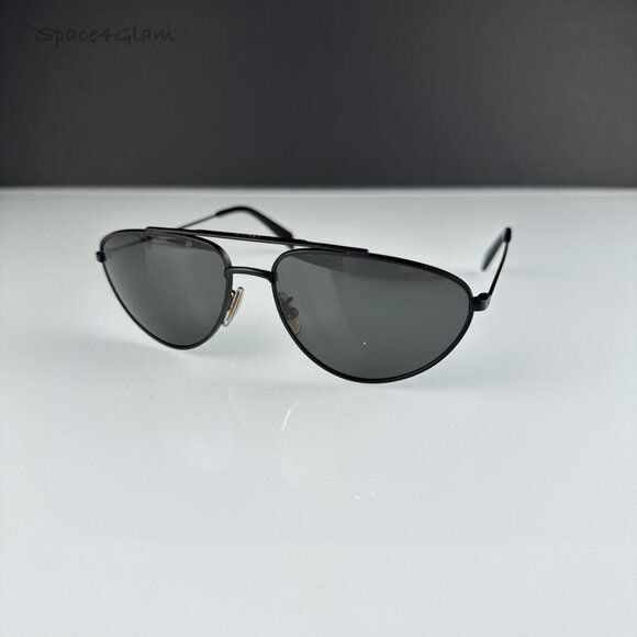 Celine Men Sunglasses Matte Black Smoke Pilot CL40077U 02A BRAND NEW - Picture 3 of 6